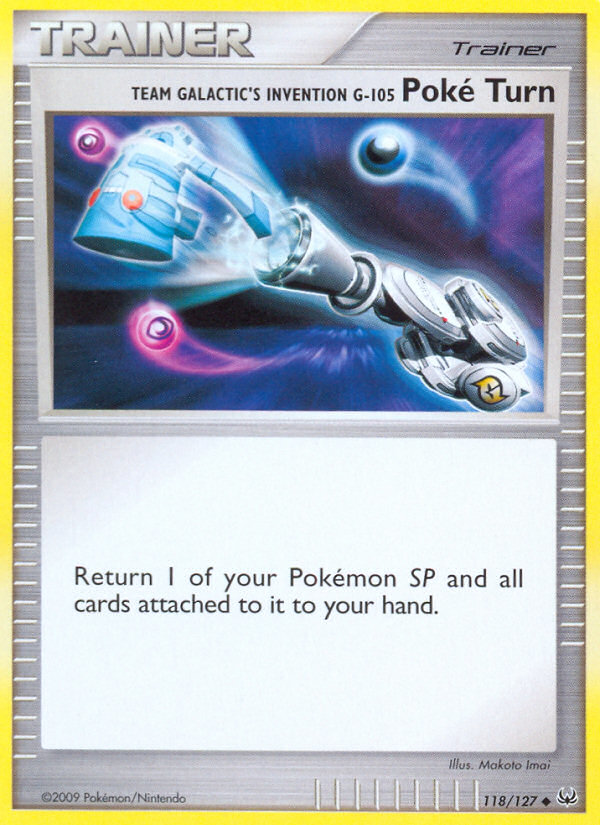 Team Galactic's Invention G-105 Poke Turn (118/127) [Platinum: Base Set] | Jomio and Rueliete's Cards and Comics