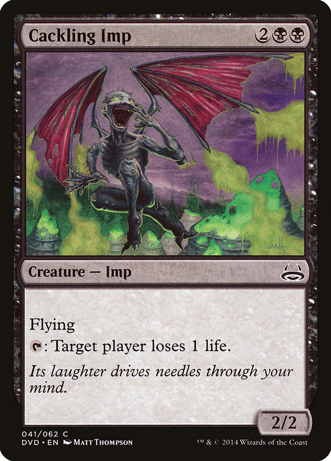 Cackling Imp (Divine vs. Demonic) [Duel Decks Anthology] | Jomio and Rueliete's Cards and Comics