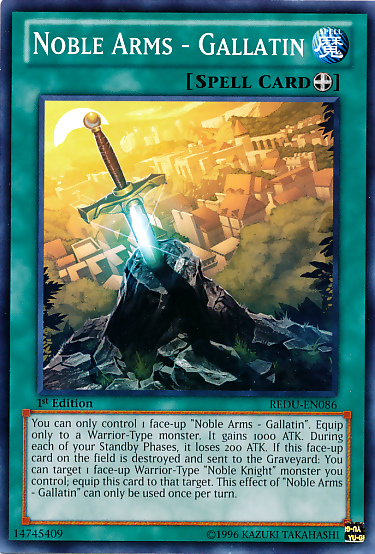Noble Arms - Gallatin [REDU-EN086] Common | Jomio and Rueliete's Cards and Comics
