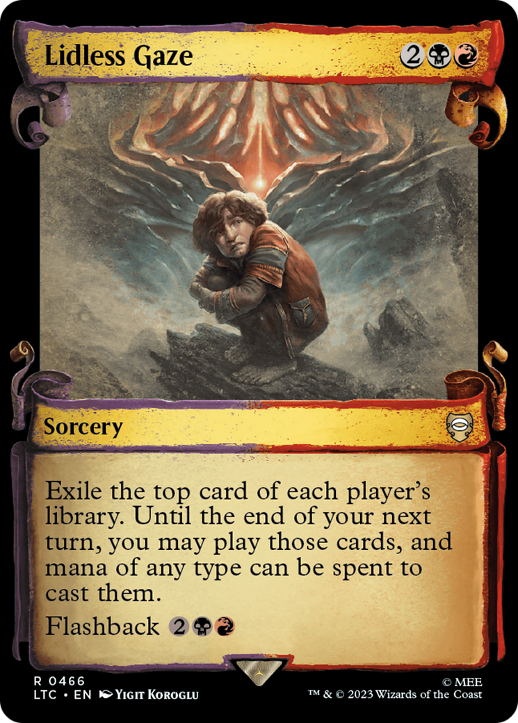 Lidless Gaze [The Lord of the Rings: Tales of Middle-Earth Commander Showcase Scrolls] | Jomio and Rueliete's Cards and Comics