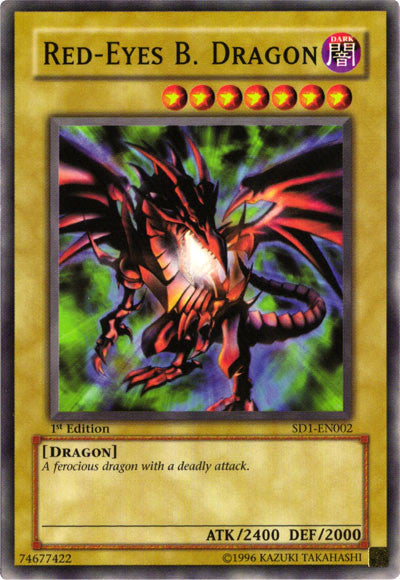 Red-Eyes B. Dragon [SD1-EN002] Common | Jomio and Rueliete's Cards and Comics