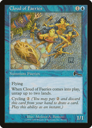 Cloud of Faeries [Urza's Legacy] | Jomio and Rueliete's Cards and Comics