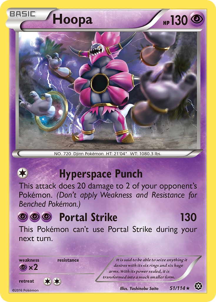 Hoopa (51/114) [XY: Steam Siege] | Jomio and Rueliete's Cards and Comics