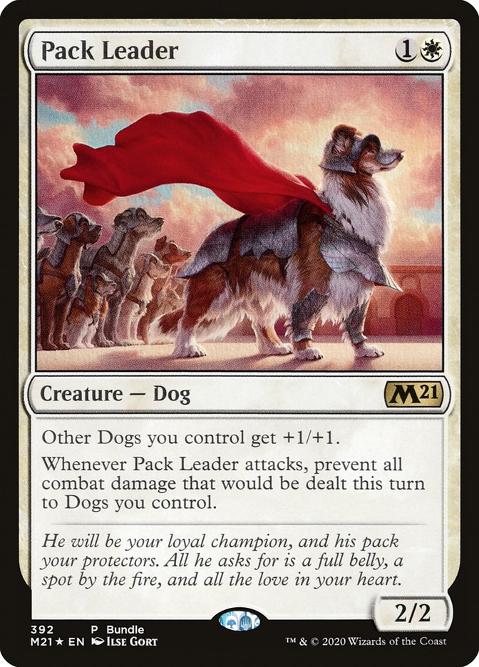 Pack Leader (392) [Core Set 2021 Promos] | Jomio and Rueliete's Cards and Comics