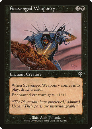 Scavenged Weaponry [Invasion] | Jomio and Rueliete's Cards and Comics