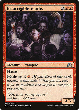 Incorrigible Youths [Shadows over Innistrad] | Jomio and Rueliete's Cards and Comics