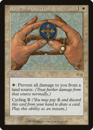 Rune of Protection: Lands [Urza's Saga] | Jomio and Rueliete's Cards and Comics