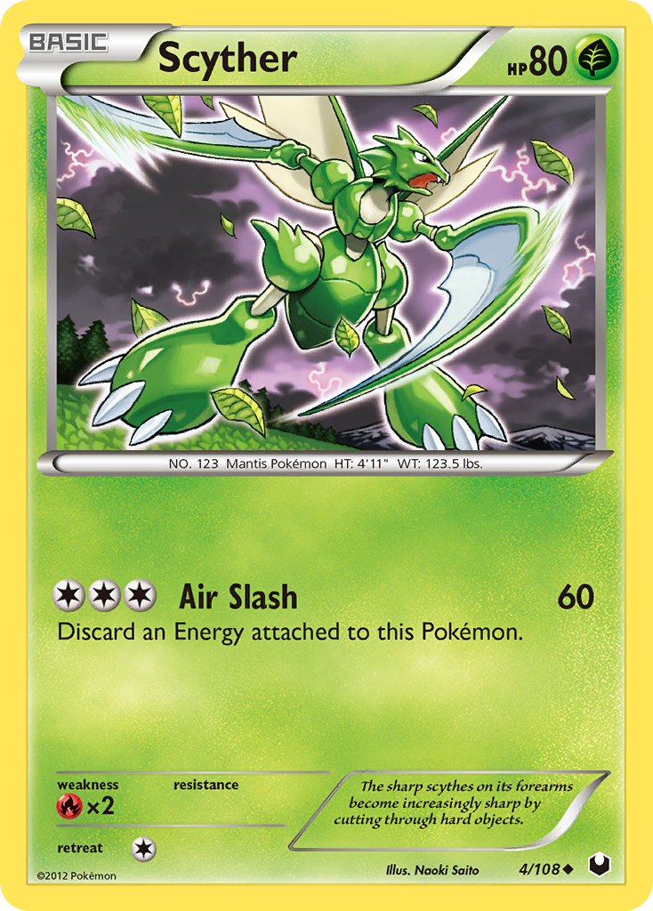 Scyther (4/108) [Black & White: Dark Explorers] | Jomio and Rueliete's Cards and Comics