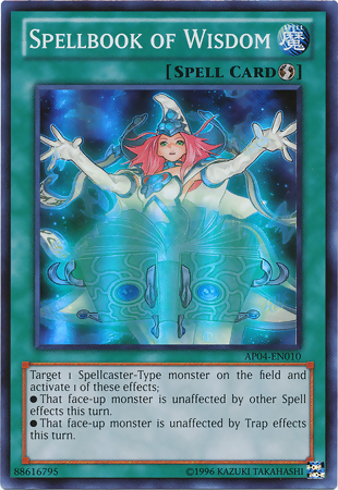 Spellbook of Wisdom [AP04-EN010] Super Rare | Jomio and Rueliete's Cards and Comics