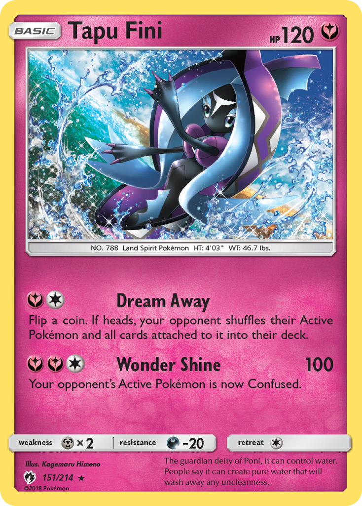 Tapu Fini (151/214) [Sun & Moon: Lost Thunder] | Jomio and Rueliete's Cards and Comics
