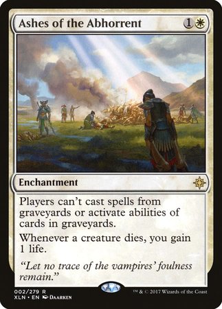 Ashes of the Abhorrent [Ixalan] | Jomio and Rueliete's Cards and Comics