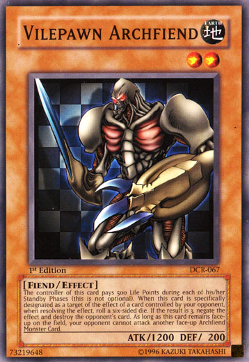 Vilepawn Archfiend [DCR-067] Common | Jomio and Rueliete's Cards and Comics