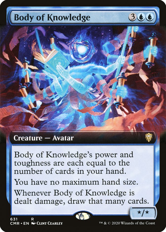 Body of Knowledge (Extended Art) [Commander Legends] | Jomio and Rueliete's Cards and Comics