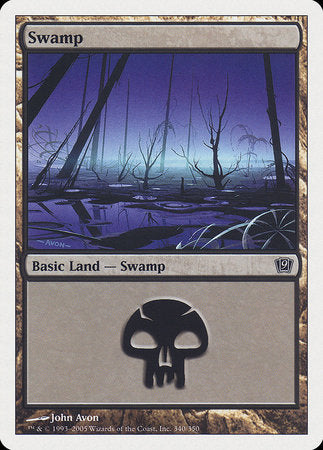 Swamp (340) [Ninth Edition] | Jomio and Rueliete's Cards and Comics