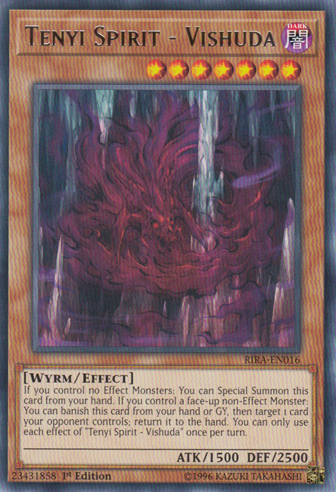 Tenyi Spirit - Vishuda [RIRA-EN016] Rare | Jomio and Rueliete's Cards and Comics