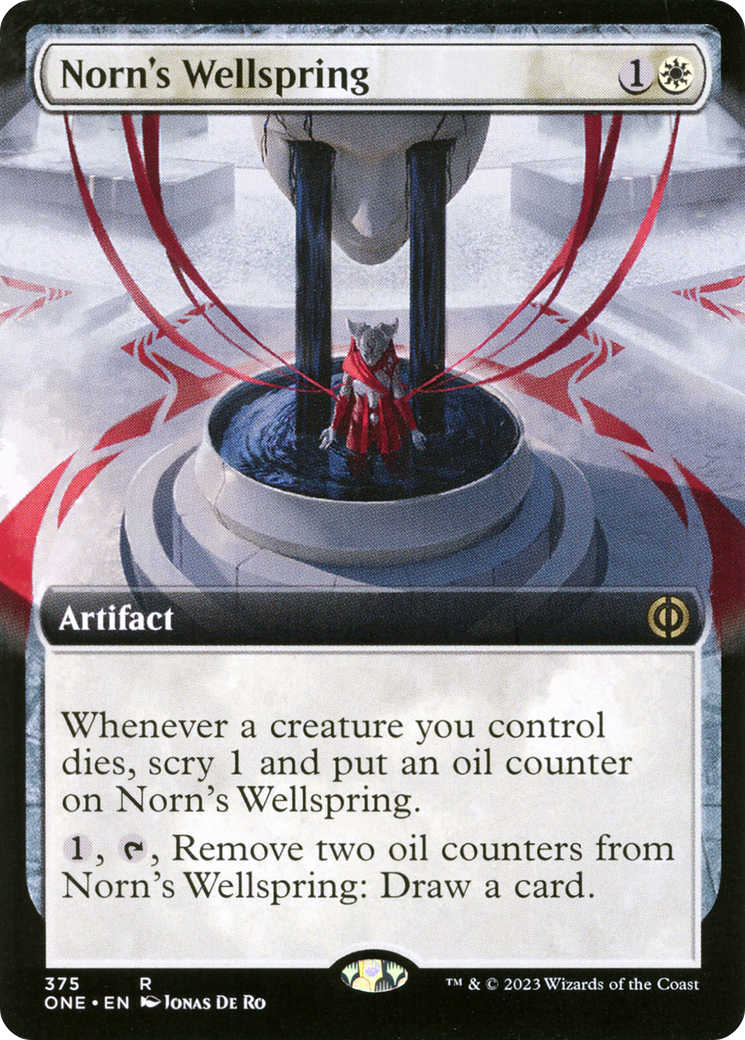 Norn's Wellspring (Extended Art) [Phyrexia: All Will Be One] | Jomio and Rueliete's Cards and Comics