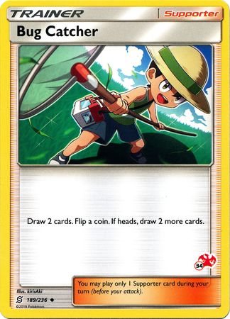 Bug Catcher (189/236) (Charizard Stamp #34) [Battle Academy 2020] | Jomio and Rueliete's Cards and Comics