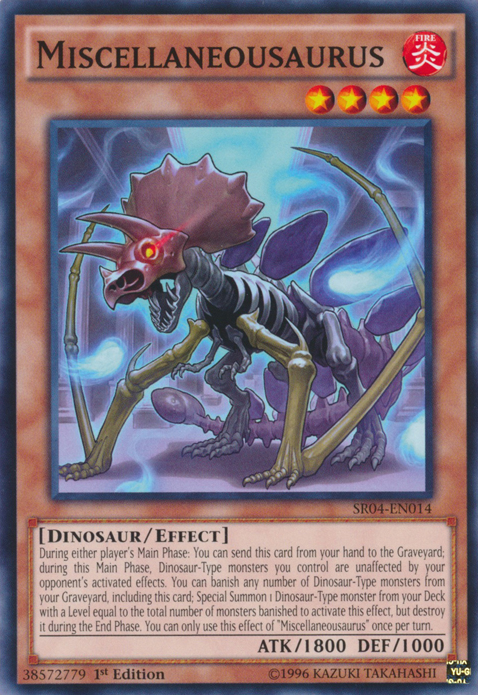 Miscellaneousaurus [SR04-EN014] Common | Jomio and Rueliete's Cards and Comics