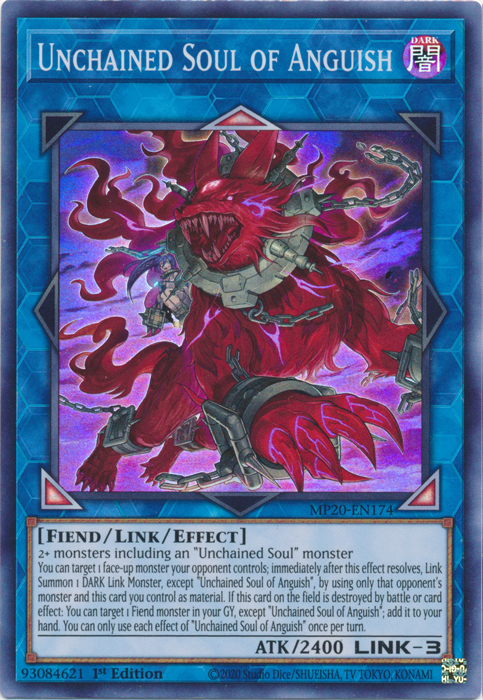 Unchained Soul of Anguish [MP20-EN174] Super Rare | Jomio and Rueliete's Cards and Comics