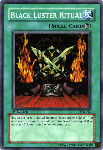 Black Luster Ritual [SYE-025] Super Rare | Jomio and Rueliete's Cards and Comics
