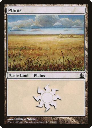 Plains (302) [Commander 2011] | Jomio and Rueliete's Cards and Comics
