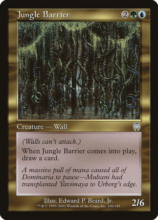 Jungle Barrier [Apocalypse] | Jomio and Rueliete's Cards and Comics