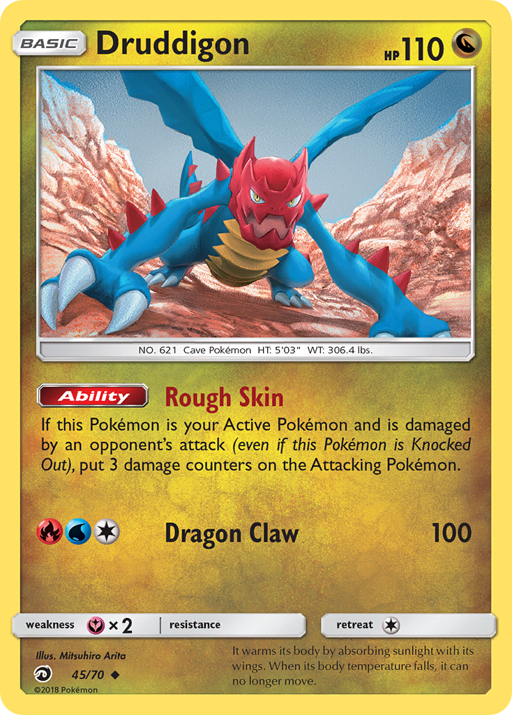 Druddigon (45/70) [Sun & Moon: Dragon Majesty] | Jomio and Rueliete's Cards and Comics