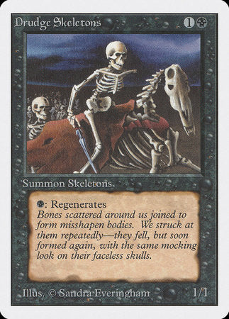 Drudge Skeletons [Unlimited Edition] | Jomio and Rueliete's Cards and Comics