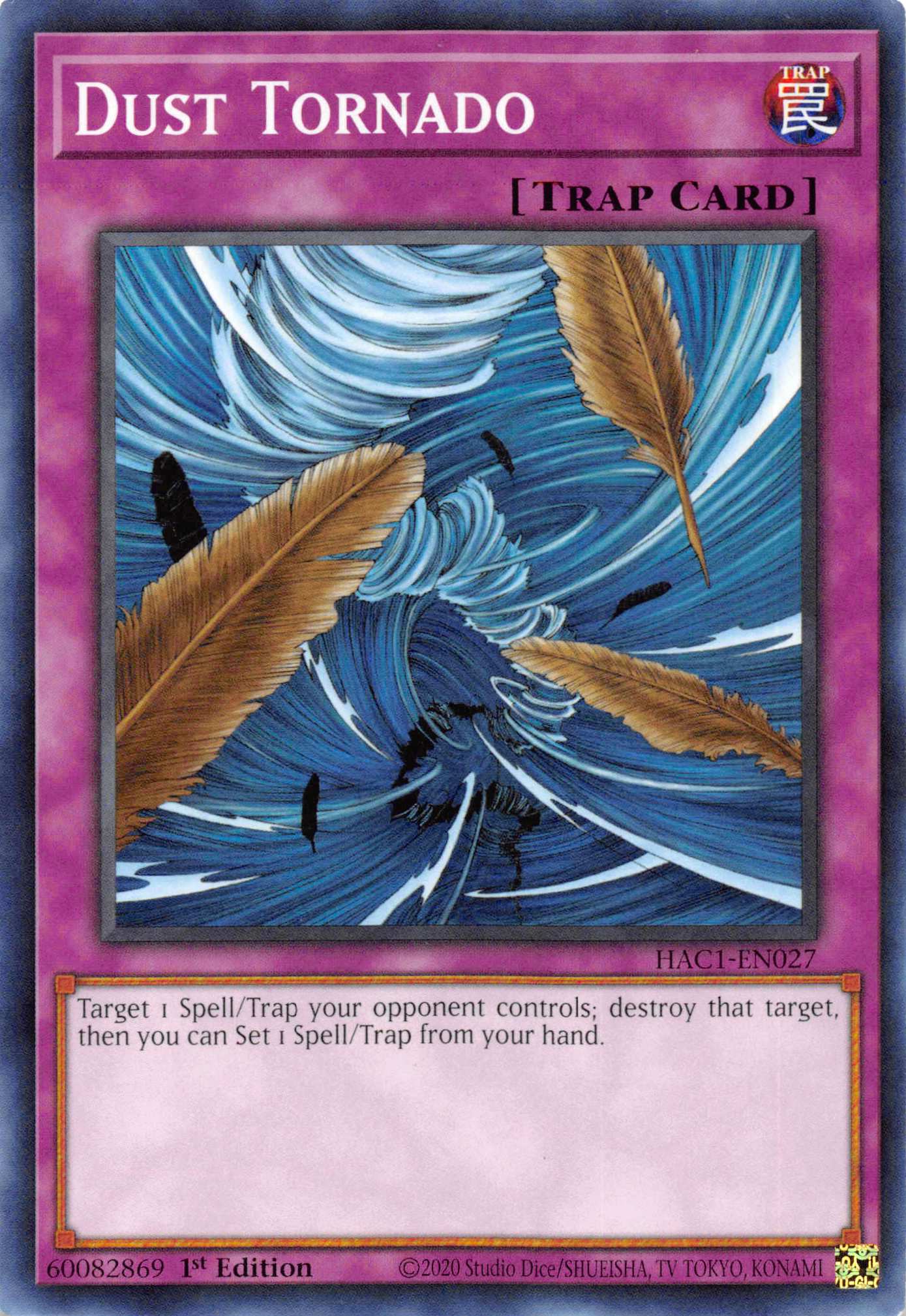 Dust Tornado [HAC1-EN027] Common | Jomio and Rueliete's Cards and Comics