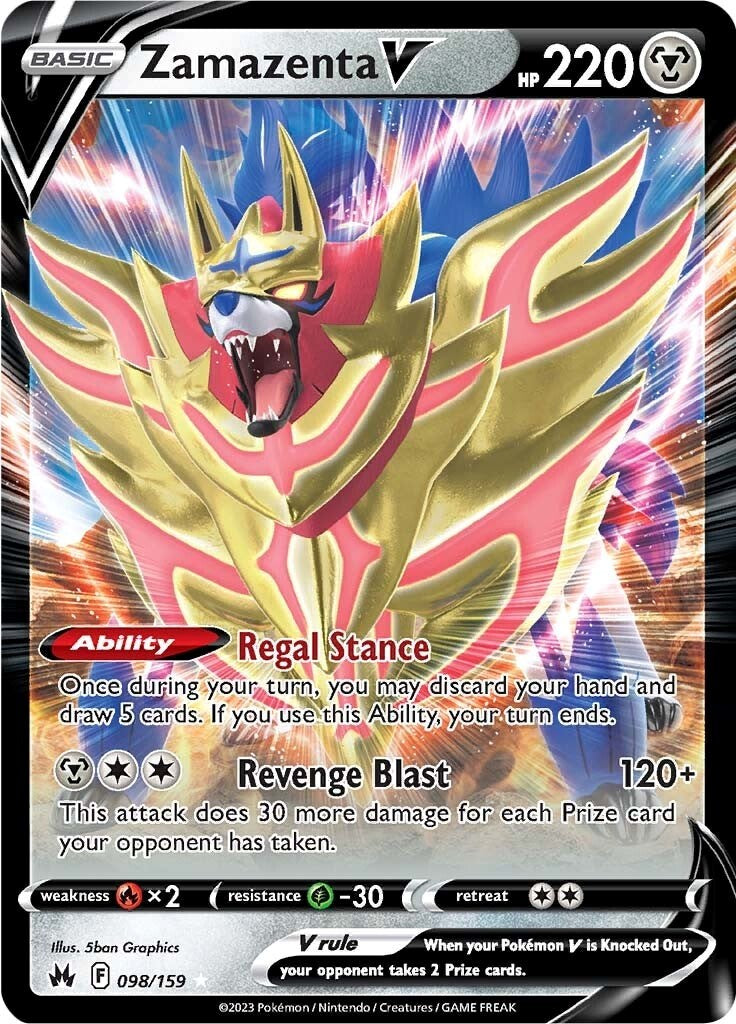 Zamazenta V (098/159) [Sword & Shield: Crown Zenith] | Jomio and Rueliete's Cards and Comics