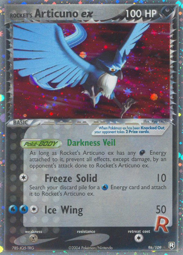 Rocket's Articuno ex (96/109) [EX: Team Rocket Returns] | Jomio and Rueliete's Cards and Comics