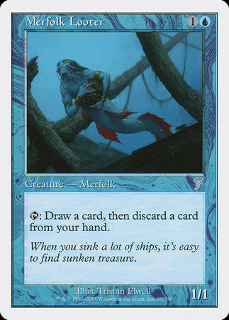 Merfolk Looter [Seventh Edition] | Jomio and Rueliete's Cards and Comics