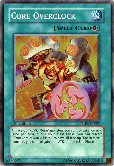 Core Overclock [TSHD-EN087] Super Rare | Jomio and Rueliete's Cards and Comics