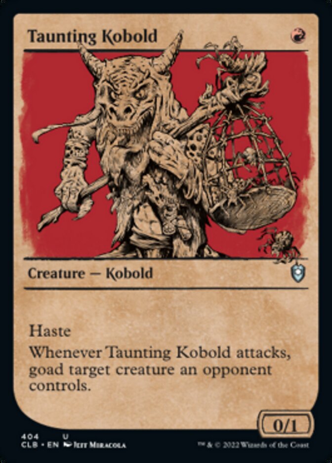 Taunting Kobold (Showcase) [Commander Legends: Battle for Baldur's Gate] | Jomio and Rueliete's Cards and Comics