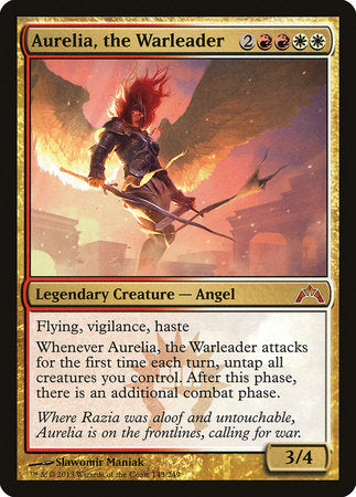 Aurelia, the Warleader [Gatecrash] | Jomio and Rueliete's Cards and Comics