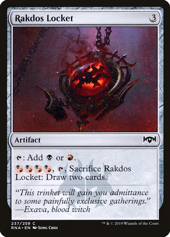 Rakdos Locket [Ravnica Allegiance] | Jomio and Rueliete's Cards and Comics