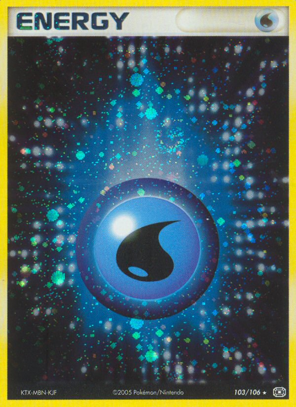 Water Energy (103/106) [EX: Emerald] | Jomio and Rueliete's Cards and Comics