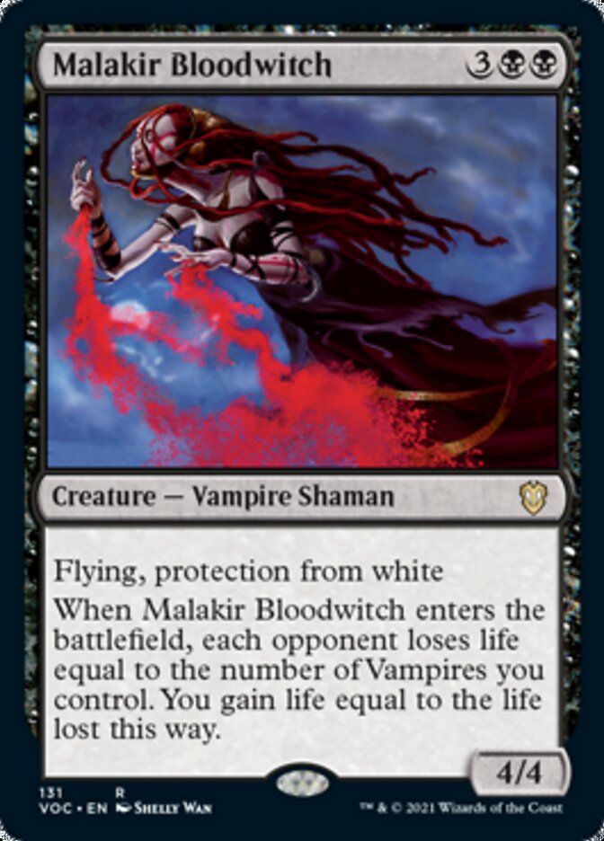 Malakir Bloodwitch [Innistrad: Crimson Vow Commander] | Jomio and Rueliete's Cards and Comics