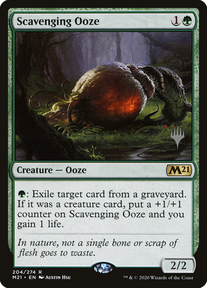 Scavenging Ooze (Promo Pack) [Core Set 2021 Promos] | Jomio and Rueliete's Cards and Comics