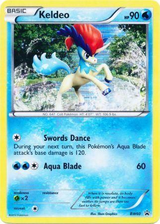 Keldeo (BW60) (Non Holo) [Black & White: Black Star Promos] | Jomio and Rueliete's Cards and Comics
