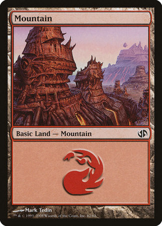 Mountain (62) [Duel Decks: Jace vs. Chandra] | Jomio and Rueliete's Cards and Comics