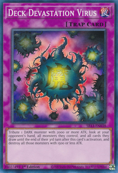 Deck Devastation Virus [SR13-EN038] Common | Jomio and Rueliete's Cards and Comics