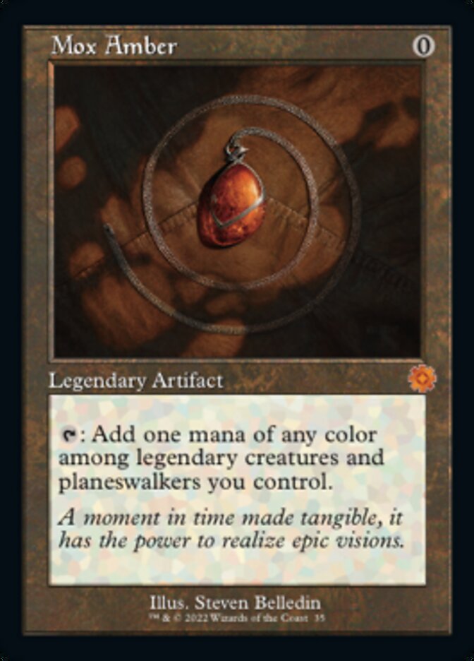 Mox Amber (Retro) [The Brothers' War Retro Artifacts] | Jomio and Rueliete's Cards and Comics