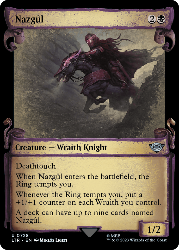 Nazgul (0728) [The Lord of the Rings: Tales of Middle-Earth Showcase Scrolls] | Jomio and Rueliete's Cards and Comics