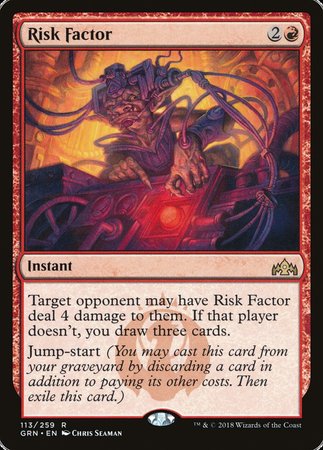 Risk Factor [Guilds of Ravnica] | Jomio and Rueliete's Cards and Comics