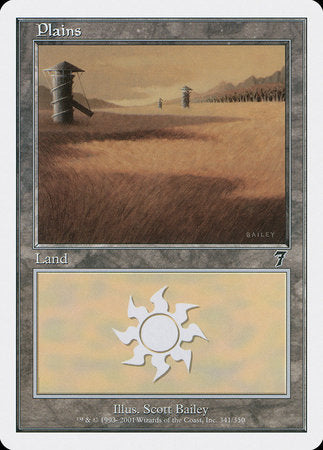 Plains (341) [Seventh Edition] | Jomio and Rueliete's Cards and Comics