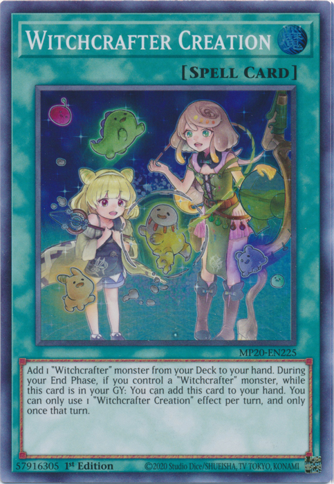 Witchcrafter Creation [MP20-EN225] Super Rare | Jomio and Rueliete's Cards and Comics
