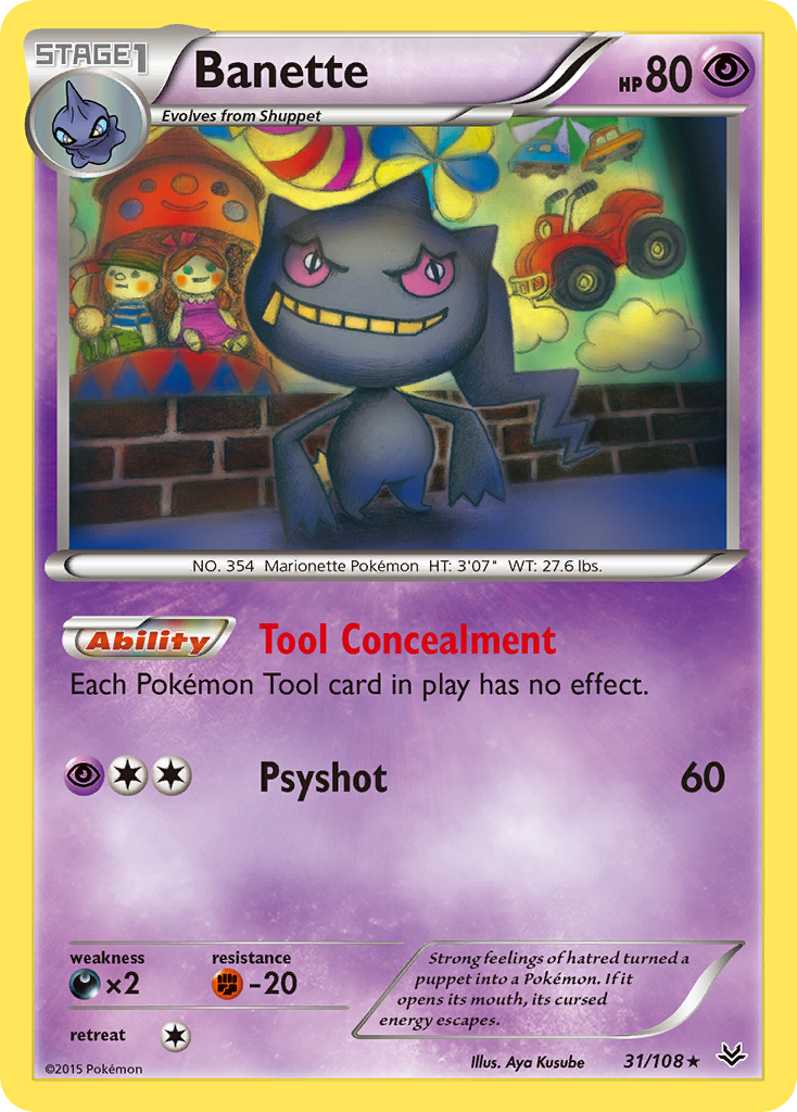 Banette (31/108) [XY: Roaring Skies] | Jomio and Rueliete's Cards and Comics