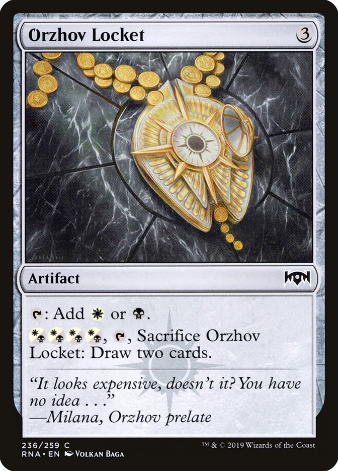 Orzhov Locket [Ravnica Allegiance] | Jomio and Rueliete's Cards and Comics