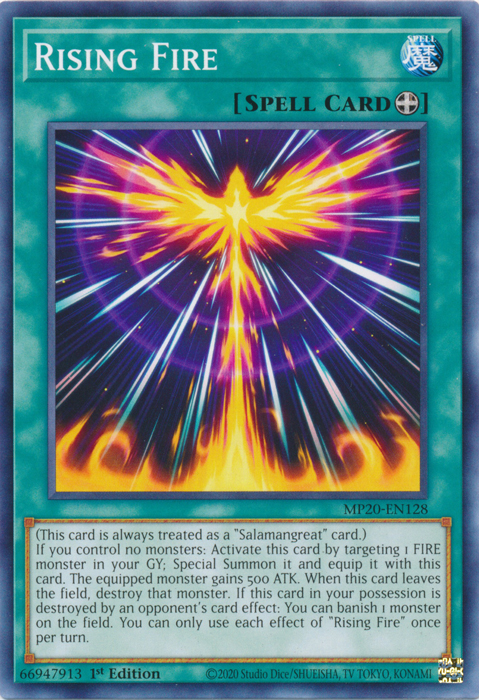 Rising Fire [MP20-EN128] Common | Jomio and Rueliete's Cards and Comics